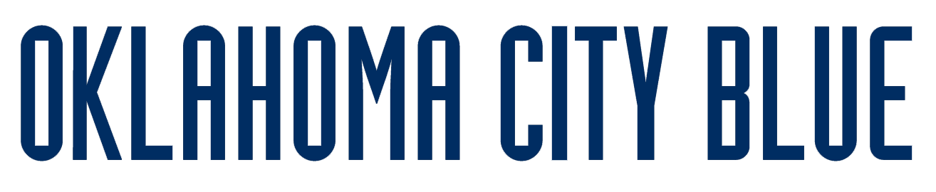 Oklahoma City Blue 2015-Pres Wordmark Logo iron on heat transfer